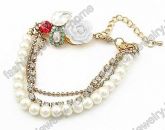Pulseira Múltipla Rosa