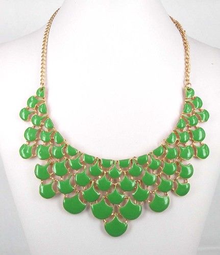Maxi Colar Gotas - Verde
