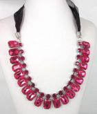 Colar de Pedras Rosa